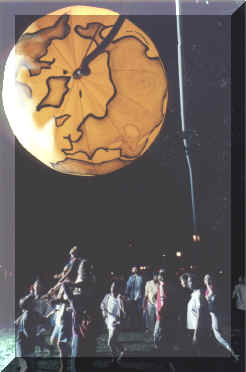 The "Globe" going up