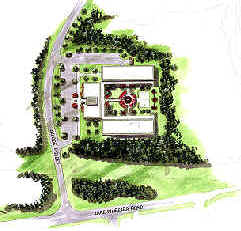 Arial view of The Healing Place